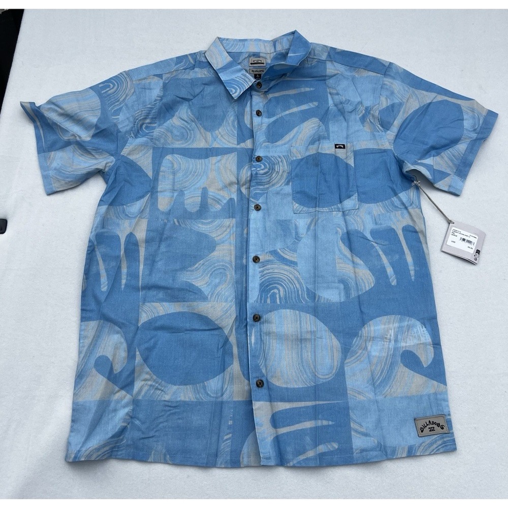 Billabong‎ Ty Williams Collection Men's Elements S/S Woven Shirt Size L
